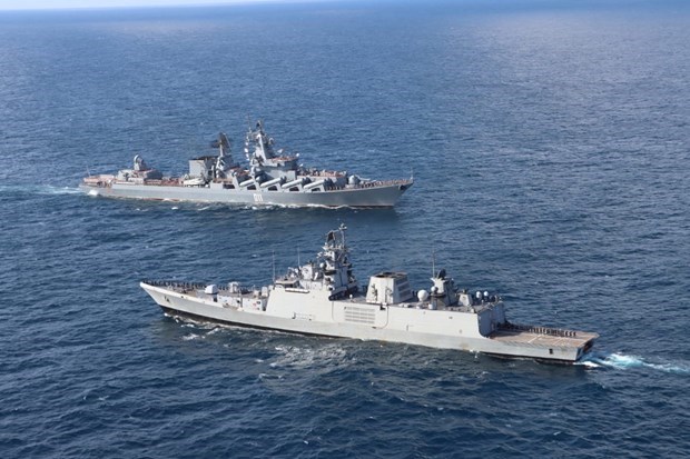 Nga: Lính thủy đánh bộ Hạm đội Phương Bắc diễn tập chiến đấu