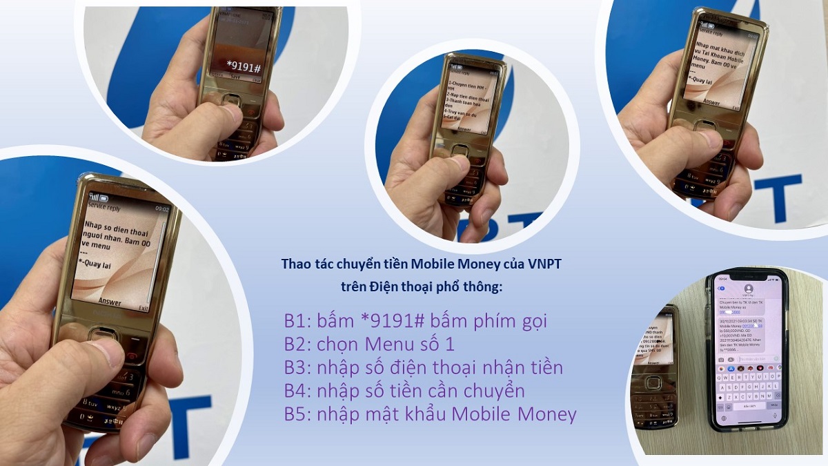 Không có mạng Internet 3G/4G, bạn có biết cách chuyển tiền với Mobile Money?