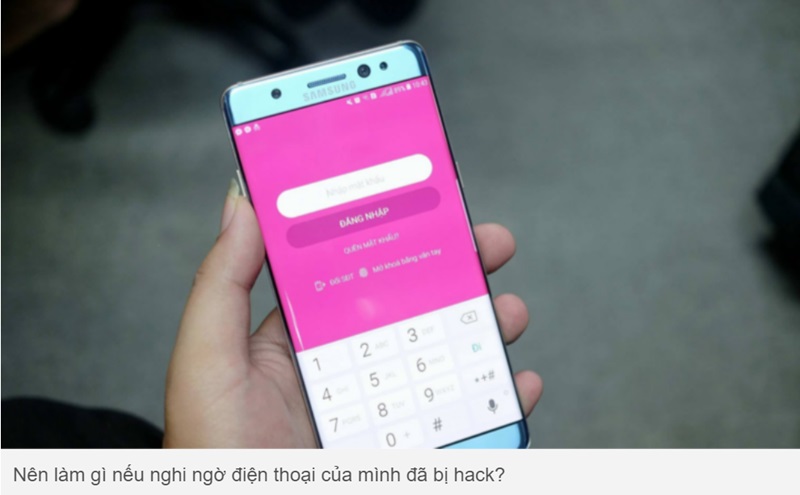 Làm gì nếu nghi ngờ điện thoại của mình đã bị hack?