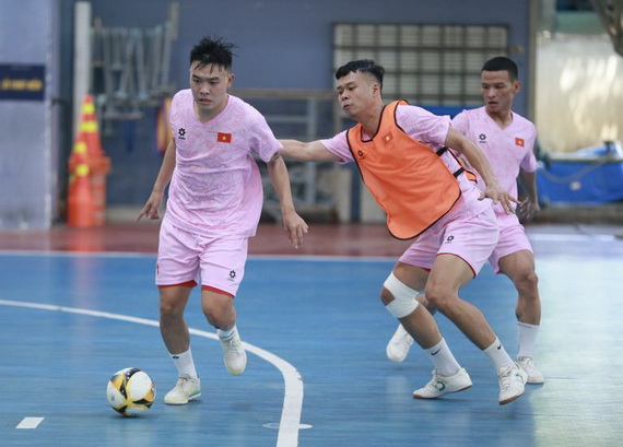Tuyển Futsal Việt Nam tăng cường tập luyện, chuẩn bị cho giải đấu Quốc tế