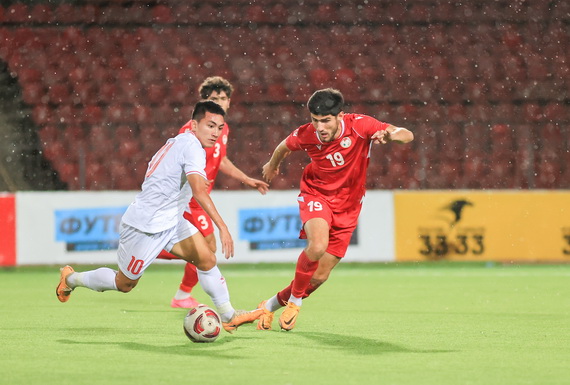 U23 Việt Nam bất phân thắng bại trước đội chủ nhà Tajikistan