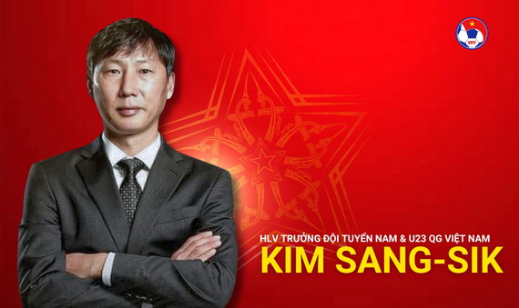 VFF chính thức ký hợp đồng với HLV Kim Sang-sik