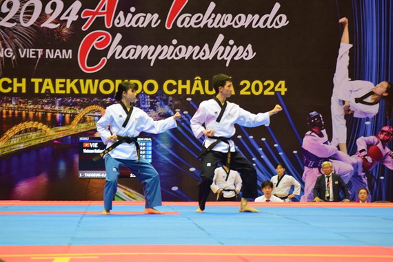 Taekwondo Việt Nam giành huy chương Vàng đầu tiên tại giải châu Á 2024