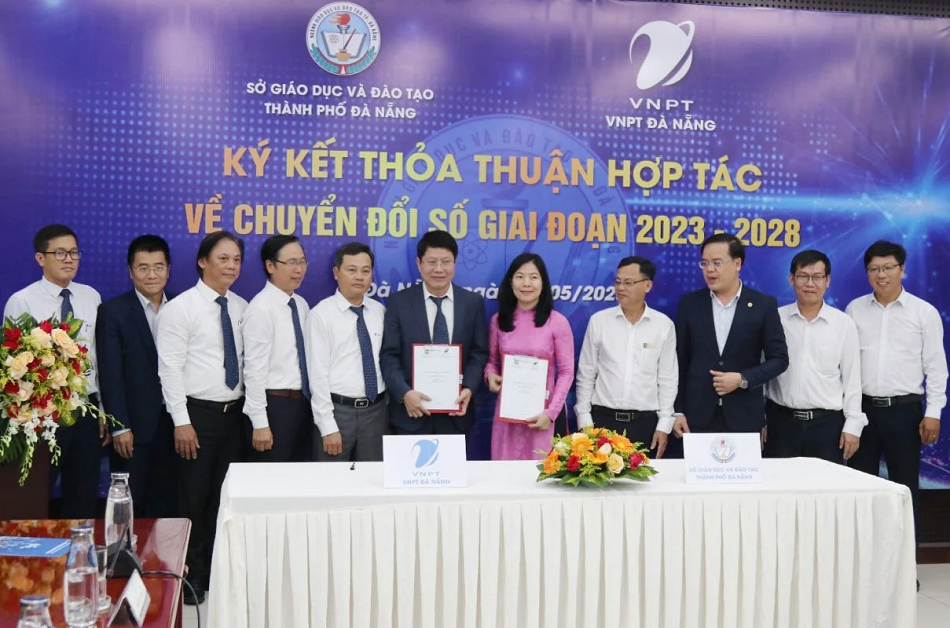 VNPT ký kết hợp tác với sở GDĐT Đà Nẵng về chuyển đổi số giai đoạn 2023-2028